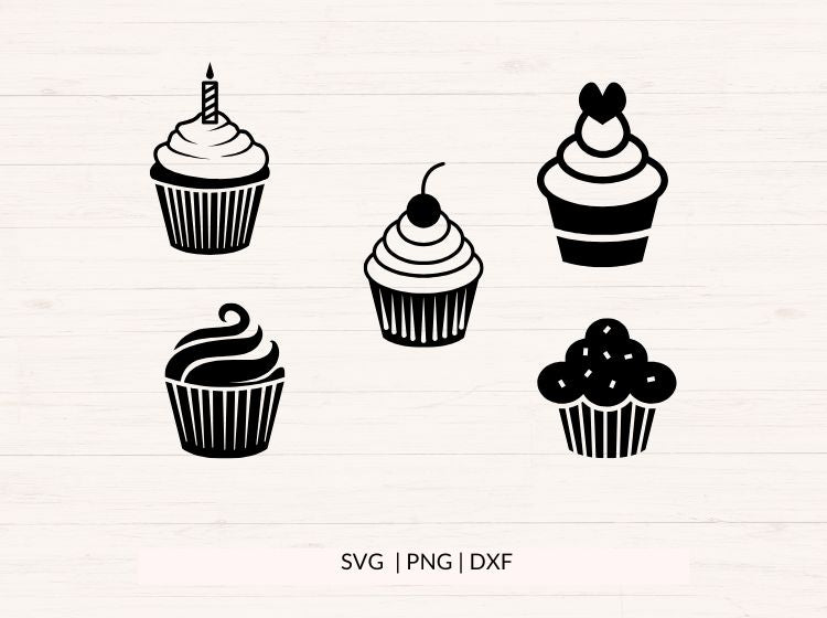 Cupcake Bundle - 10 designs